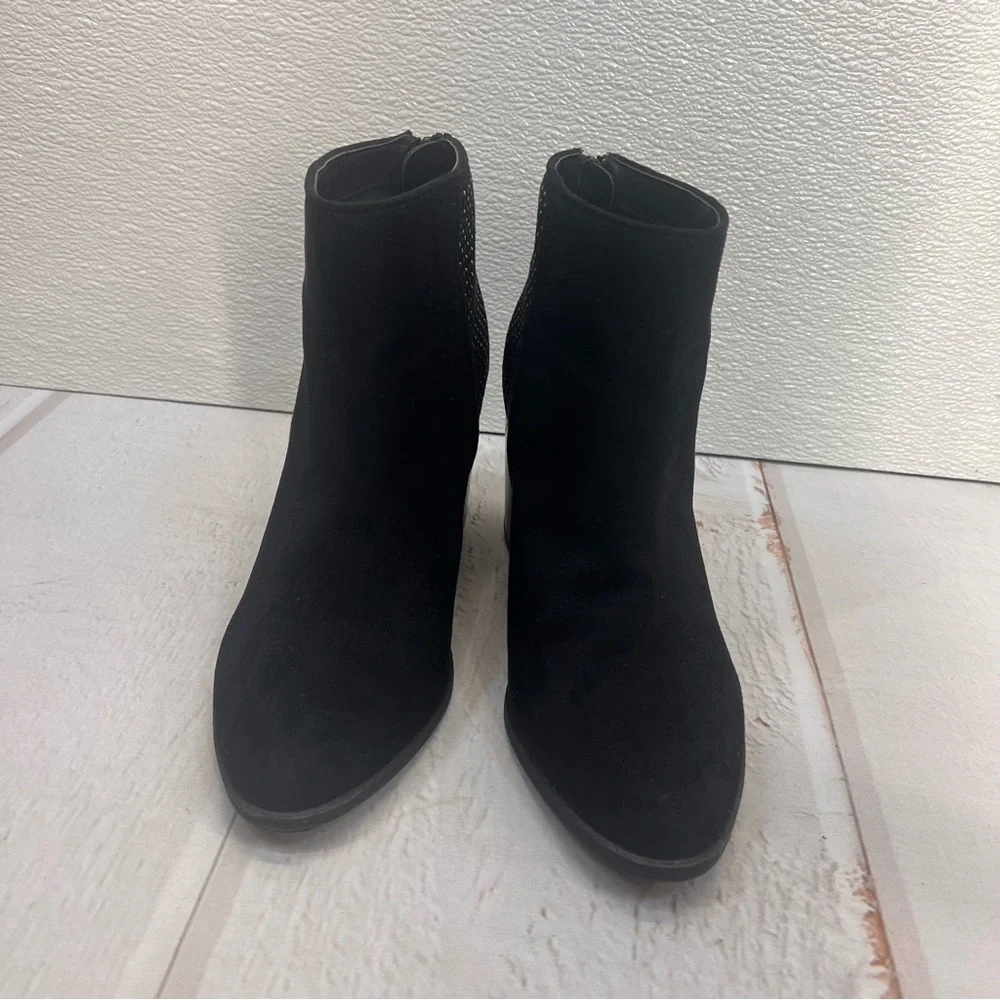 Madden NYC Women's Rain Zip Up‎ High Heel Ankle Boots Black Size 9